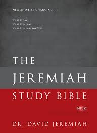 The Jeremiah Study Bible: What It Says. What It Means. What It Means for You. Hardcover – November 26, 2013  by David Jeremiah  (Author)