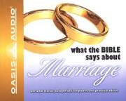 WHAT THE BIBLE SAY ABOUT MARRIAGE AUDIO BOOK ON CD
