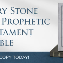 Perry Stone’s  New Testament Hebraic Prophetic Study Bible taken from King James Version with commentary and historical context.  ITEM# – BK-018     (BIBLE Cover-Chestnut Brown)